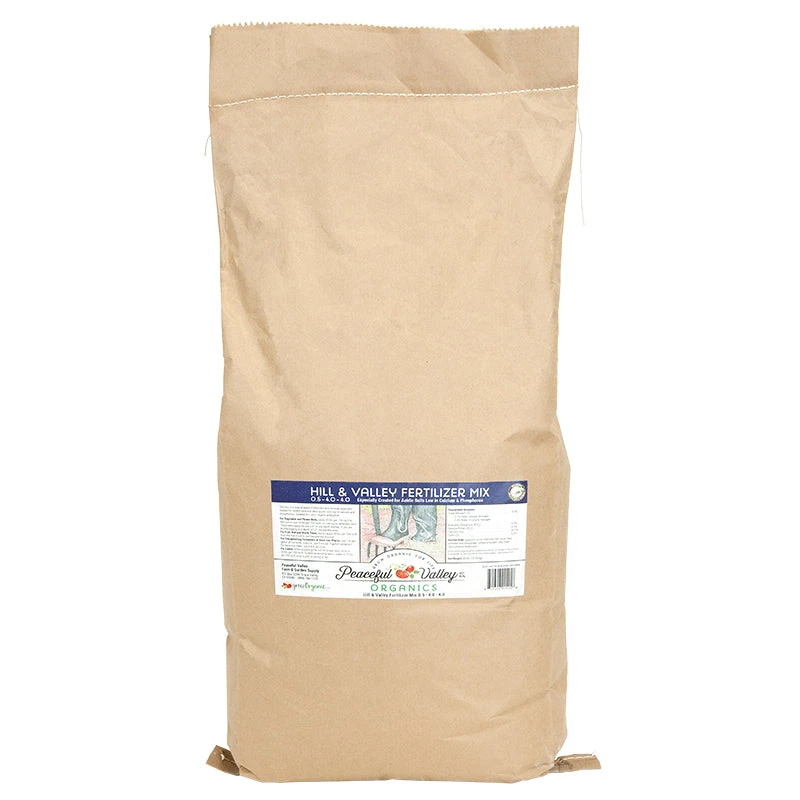 Hill & Valley Fertilizer Mix 0.5-4.0-4.0 (40 Lb) 1 Hill & Valley Fertilizer Mix 0.5-4.0-4.0 (40 Lb)