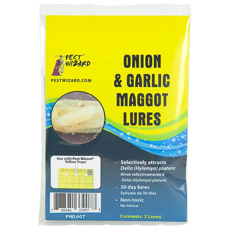 Pest Wizard Onion & Garlic Maggot Lure 3-Pack 1 Pest Wizard Onion & Garlic Maggot Lure 3-Pack