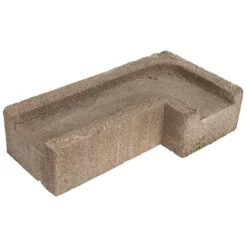 Garden Box Cap Block Corner Tan (Ea)