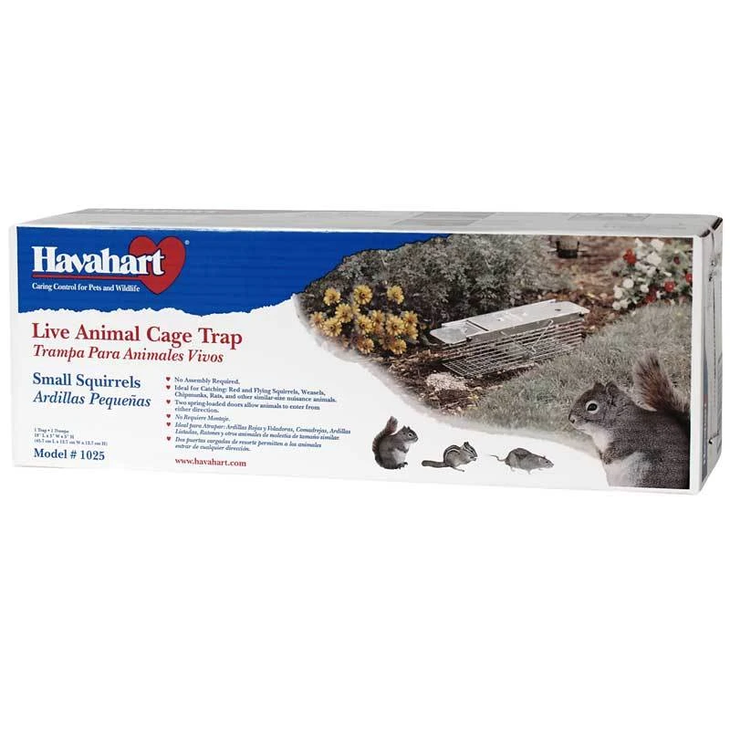 Havahart Trap - Model 1 (18"x5"x5") For Chipmunks, Rats, Squirrels Or Weasels 1 Havahart Trap - Model 1 (18"x5"x5") For Chipmunks, Rats, Squirrels Or Weasels