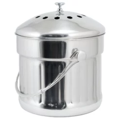 Jumbo Stainless Steel Compost Pail (1.5 Gal)