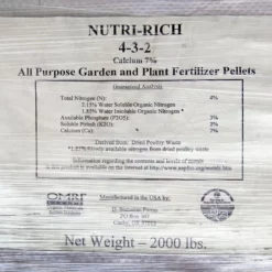 Nutri-Rich 4-3-2 Pellets (2000 Lb Tote)