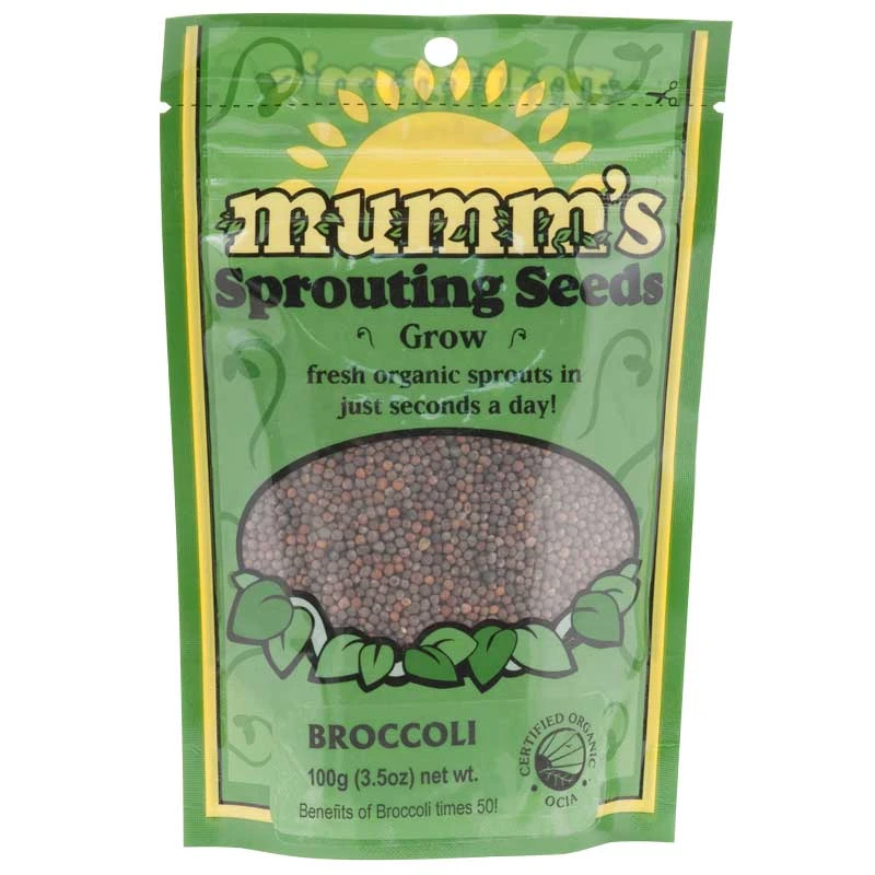 Organic Broccoli Sprouting Seeds (3.5 Oz) 1 Organic Broccoli Sprouting Seeds (3.5 Oz)