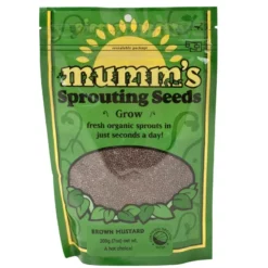 Organic Brown Mustard Sprouting Seeds (7 Oz)