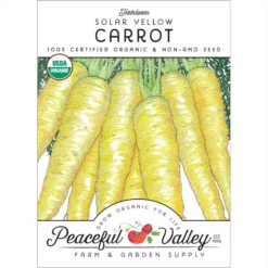 Solar Yellow Carrot Seeds (Organic)