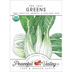 Pak Choi Greens Seeds (Organic)
