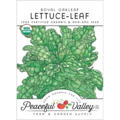 Royal Oakleaf Lettuce Seeds (Organic)