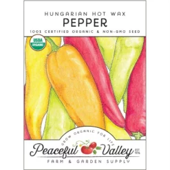 Hot Hungarian Hot Wax Pepper Seeds (Organic)