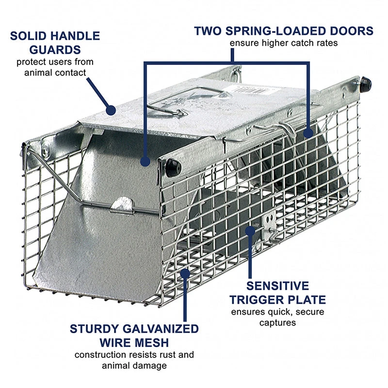 Havahart Trap - Model 1 (18"x5"x5") For Chipmunks, Rats, Squirrels Or Weasels 3 Havahart Trap - Model 1 (18"x5"x5") For Chipmunks, Rats, Squirrels Or Weasels - Image 3