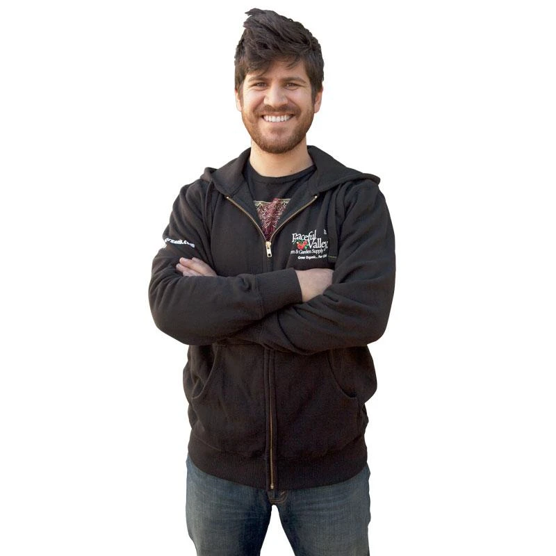 Peaceful Valley Hooded Zipper Sweatshirt - XXL (Black) 1 Peaceful Valley Hooded Zipper Sweatshirt - XXL (Black)