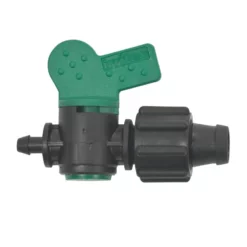 Perma-Loc 1/4" Barbed Fitting With Shut Off Valve