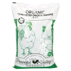 Peaceful Valley Organics Premium Composted Chicken Manure 3-2-2 (25 Lb)