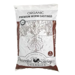 Peaceful Valley Organics Premium Earthworm Castings (1 Cu Ft)