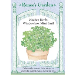 Renee's Garden Basil Mini Windowbox