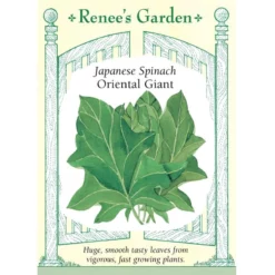 Renee's Garden Spinach Japanese Oriental Giant
